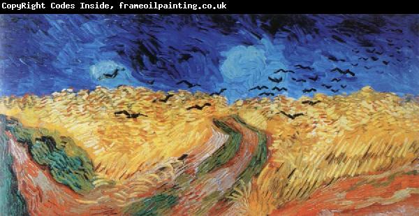 Vincent Van Gogh wheat field with crows